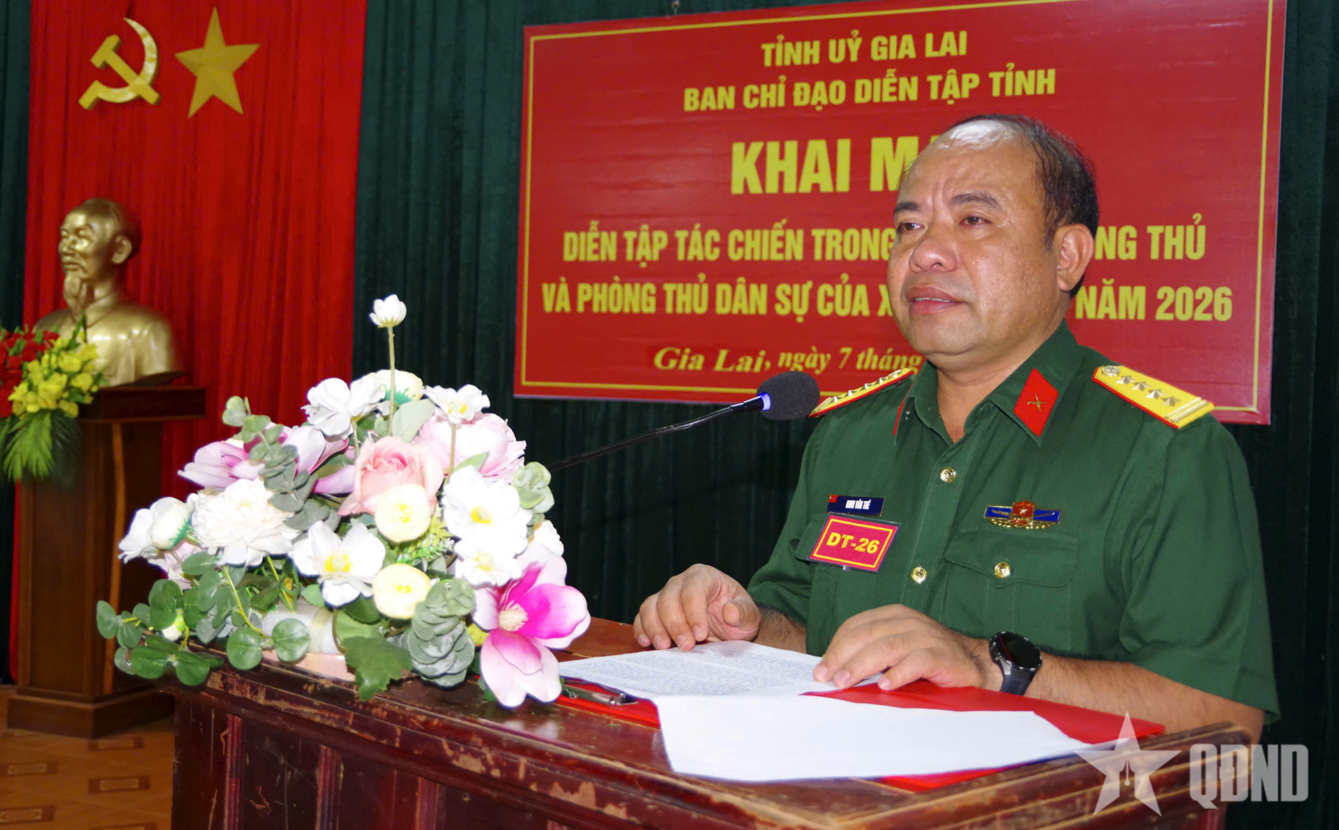Gia Lai: Nâng cao khả năng tác chiến trong khu vực phòng thủ và phòng thủ dân sự