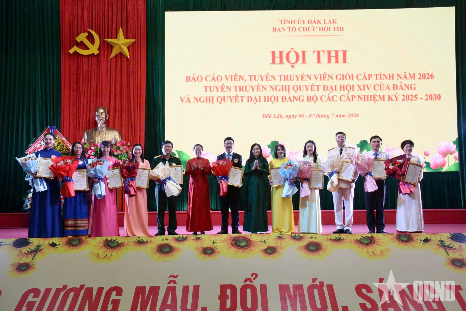 Hội thi Báo cáo viên, tuyên truyền viên giỏi tỉnh Đắk Lắk thành công tốt đẹp