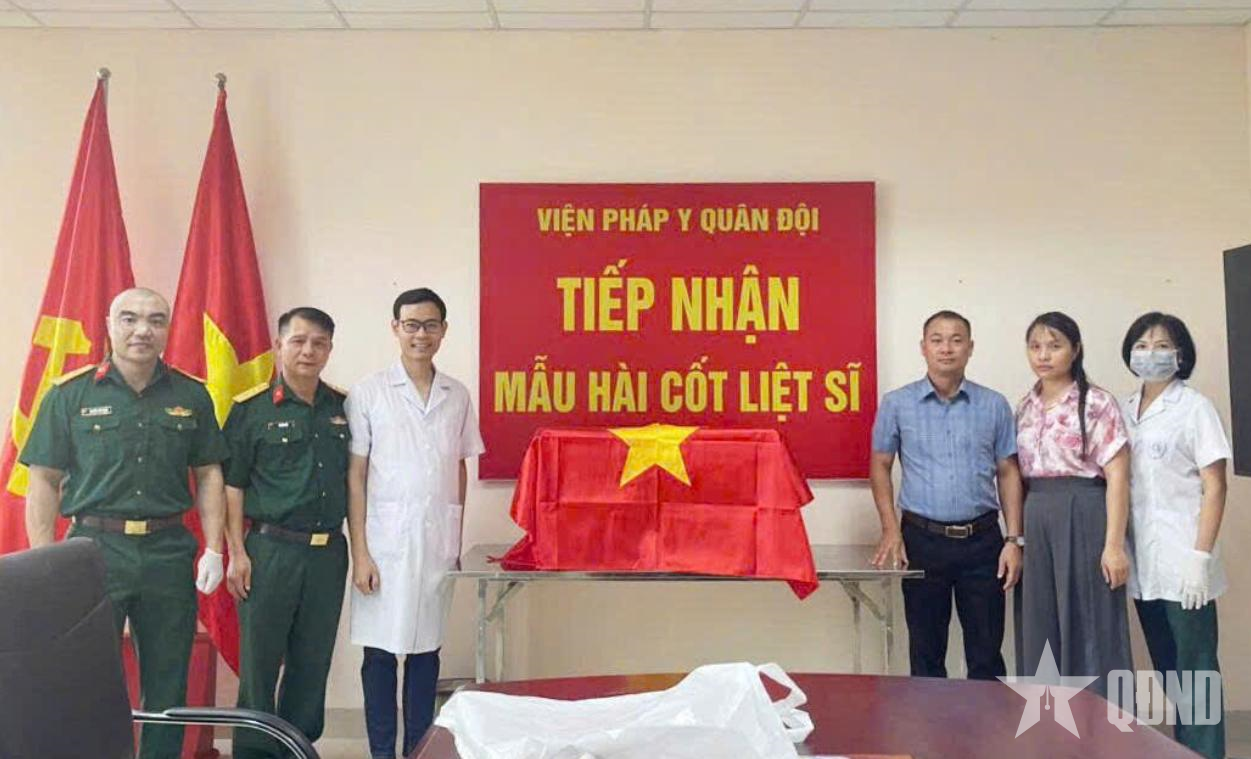 Điện Biên bàn giao 766 mẫu hài cốt liệt sĩ phục vụ giám định ADN

