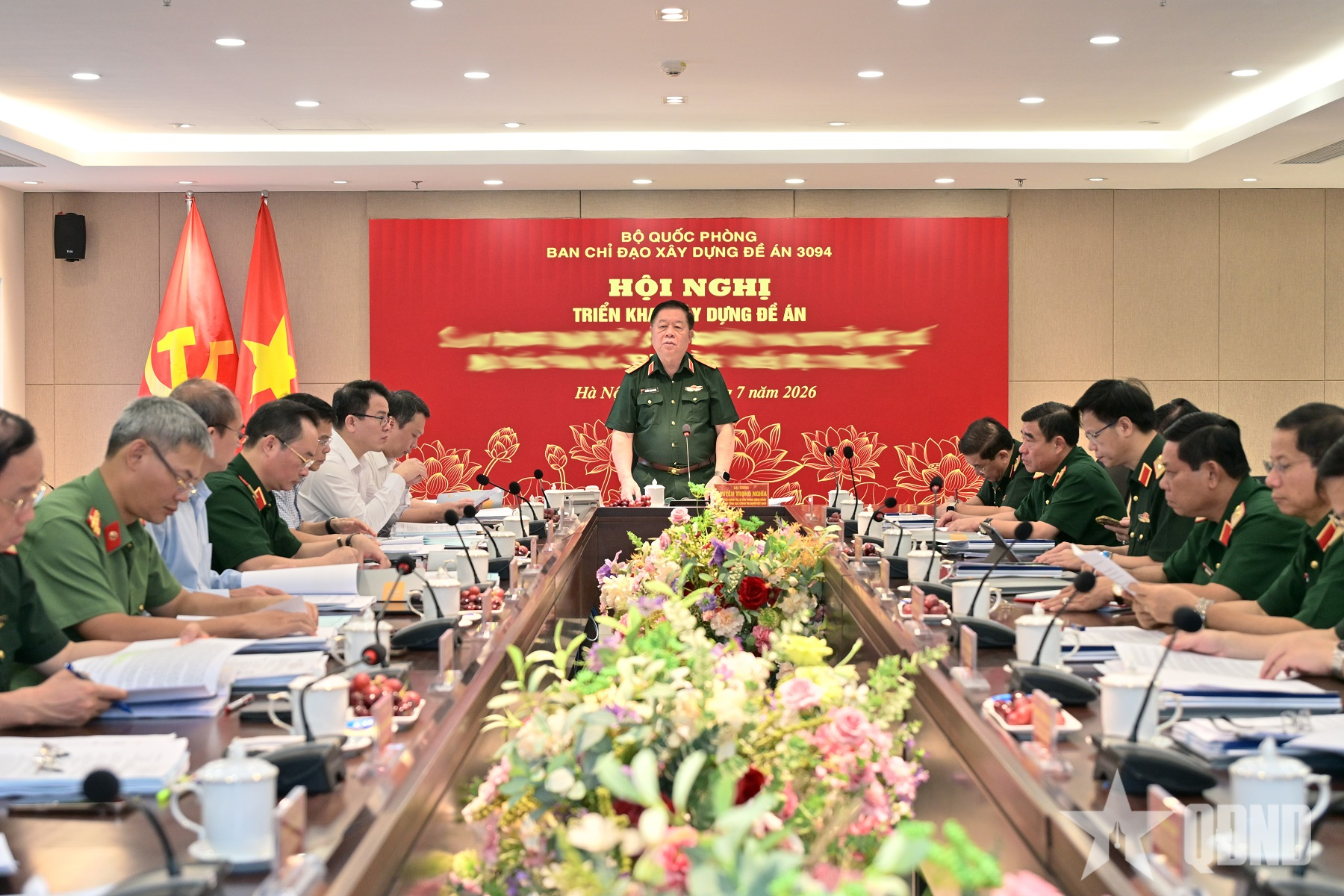 Đại tướng Nguyễn Trọng Nghĩa chủ trì Hội nghị triển khai xây dựng Đề án 3094