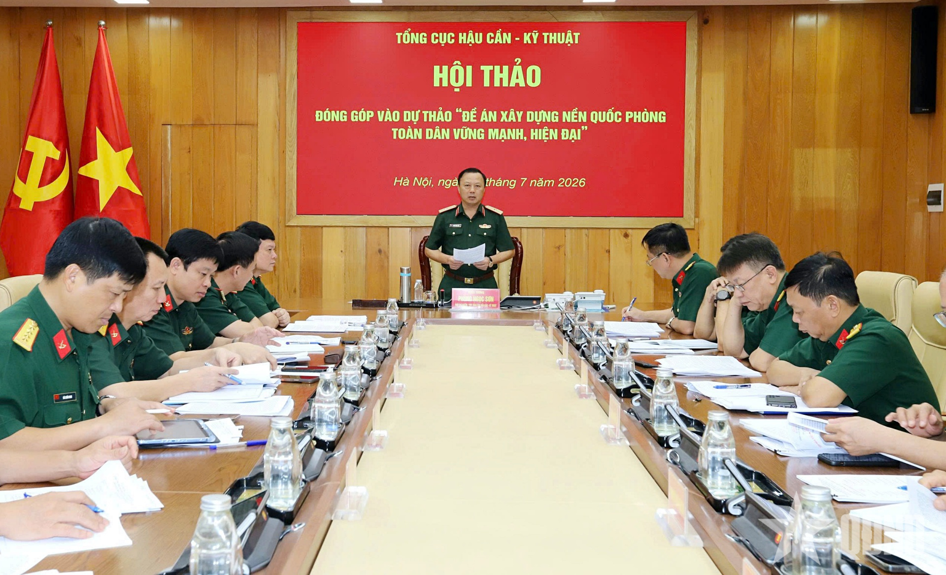 Xây dựng tiềm lực, thế trận hậu cần, kỹ thuật trong nền quốc phòng toàn dân vững mạnh, hiện đại