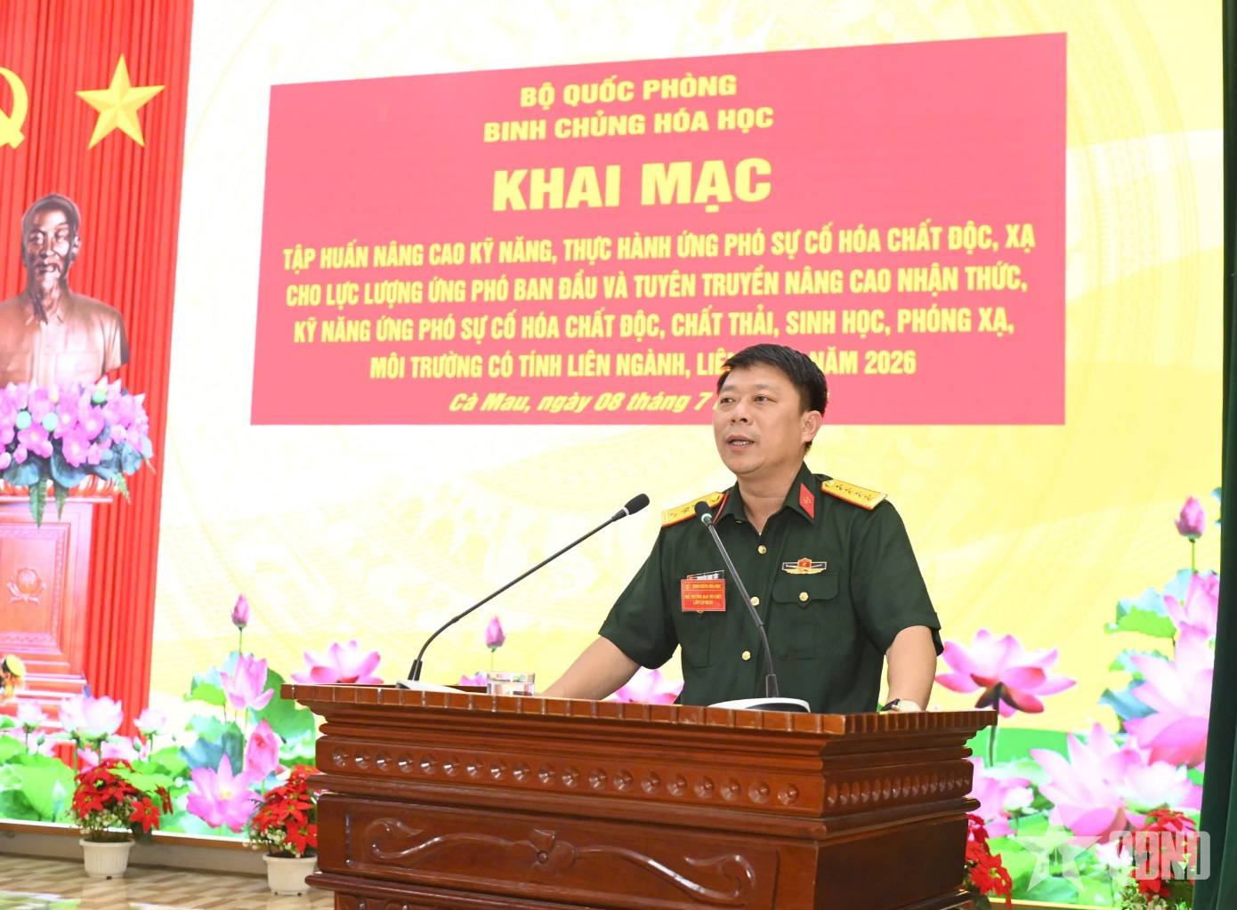 Cà Mau: Nâng cao kỹ năng ứng phó sự cố môi trường