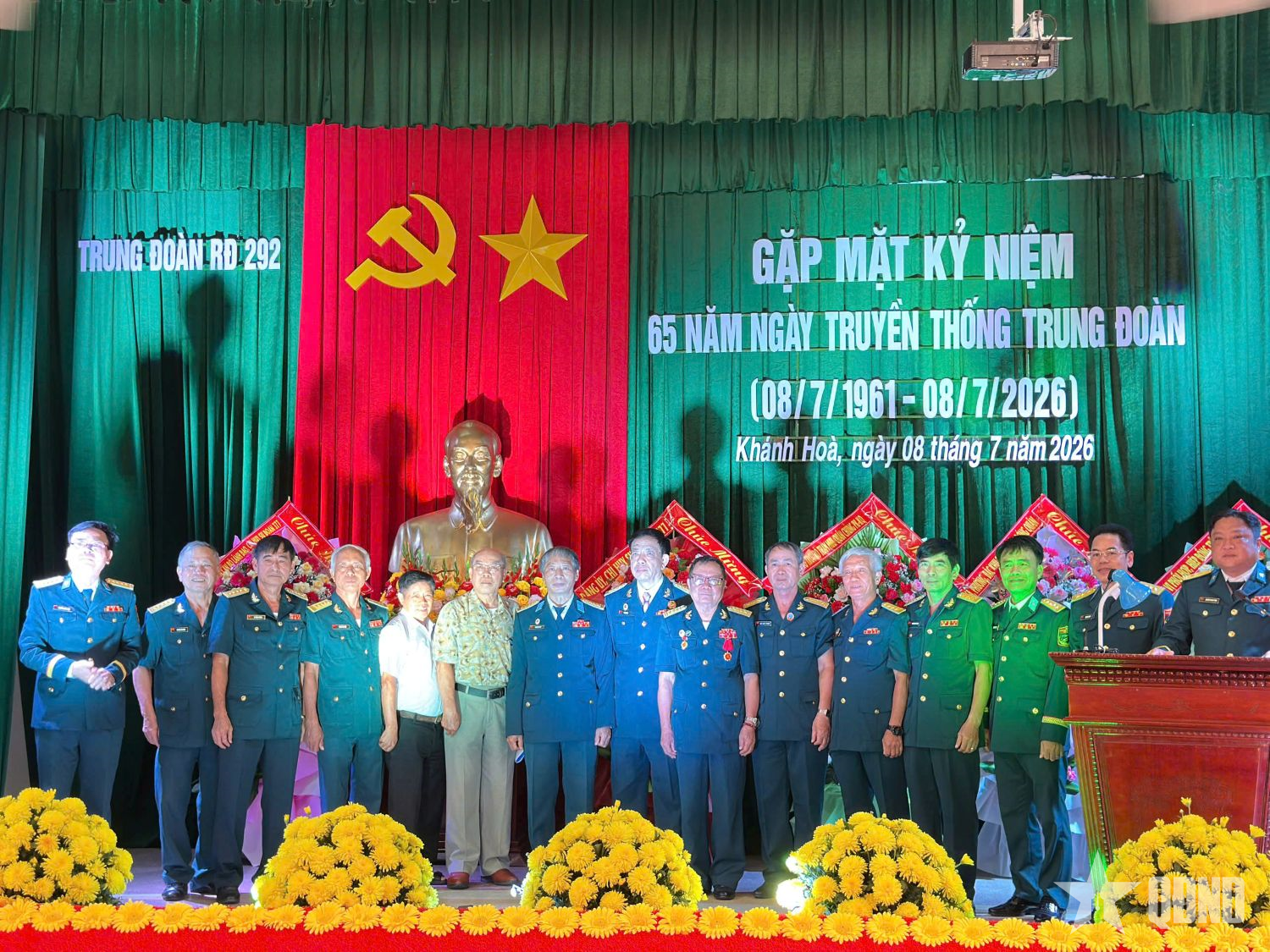 Trung đoàn Ra-đa 292 gặp mặt kỷ niệm 65 năm Ngày truyền thống