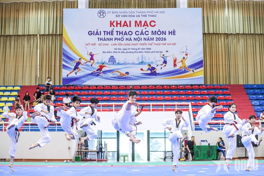 Hà Nội tổ chức giải thể thao hè 2026 cho thanh thiếu niên