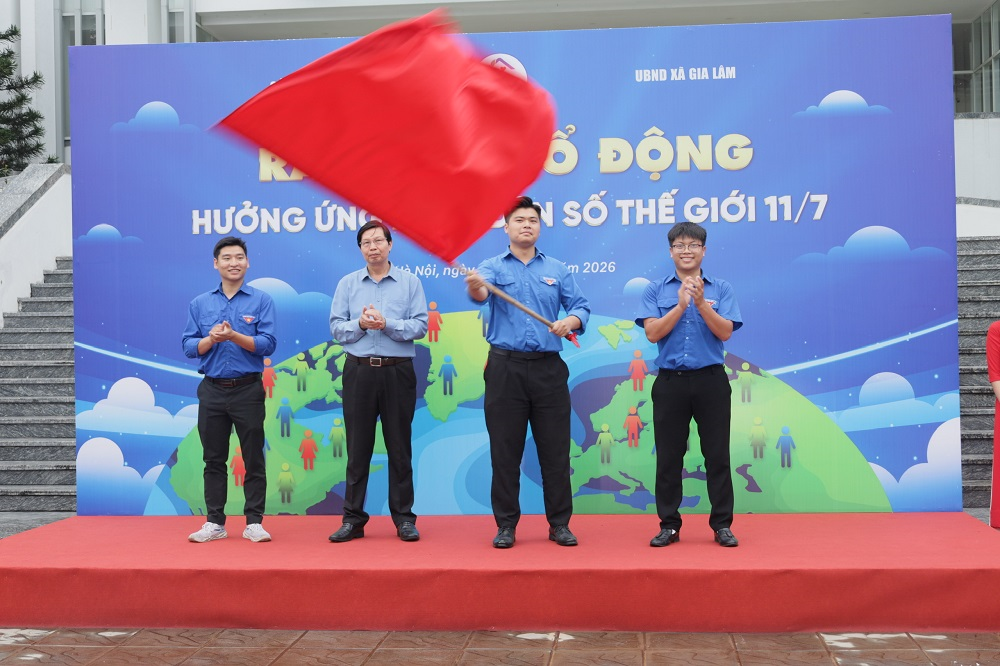 Mít tinh kỷ niệm Ngày Dân số Thế giới (11-7): Tuổi trẻ Thủ đô chung tay kiến tạo tương lai dân số bền vững  