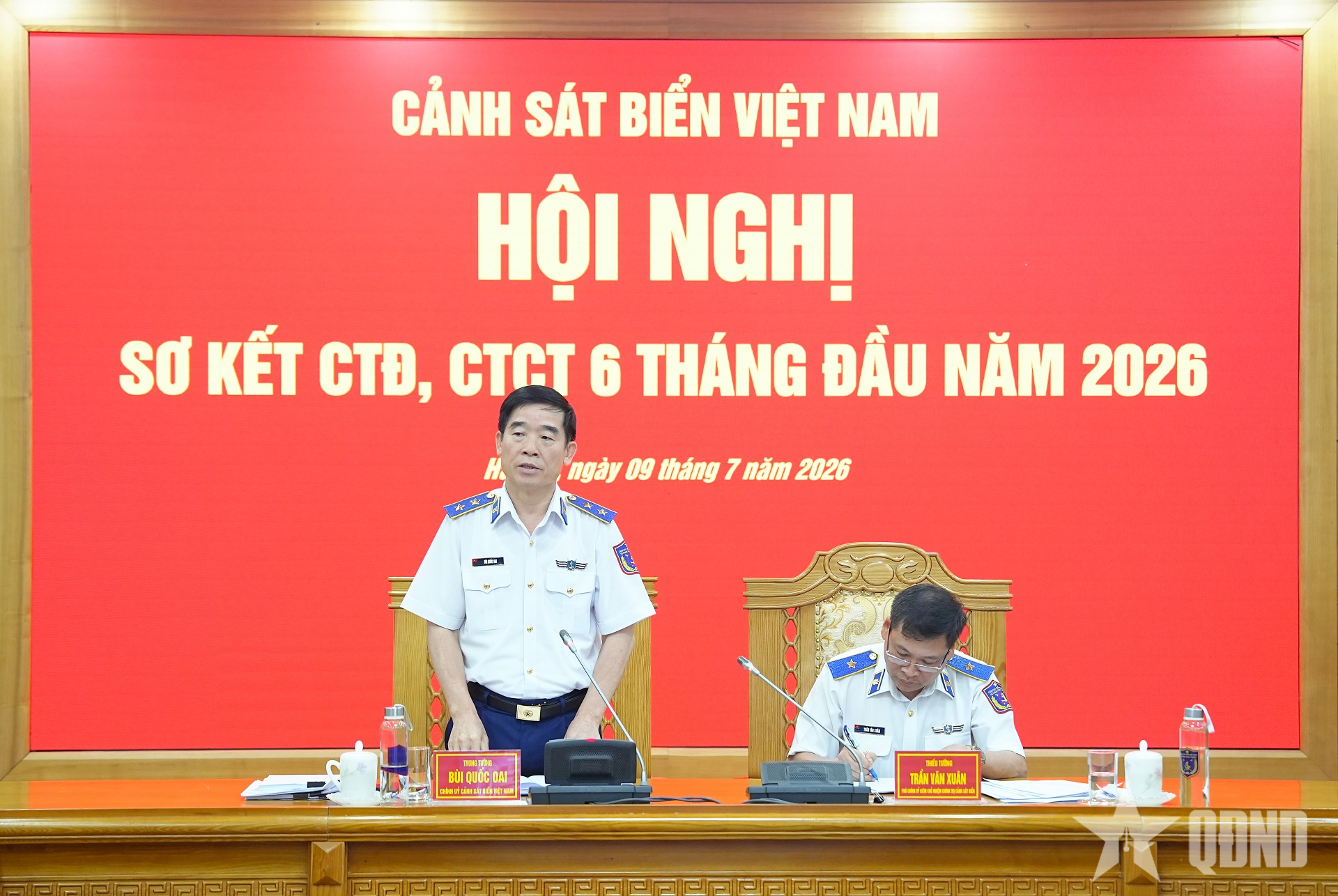 Cảnh sát biển Việt Nam sơ kết công tác Đảng, công tác chính trị 6 tháng đầu năm