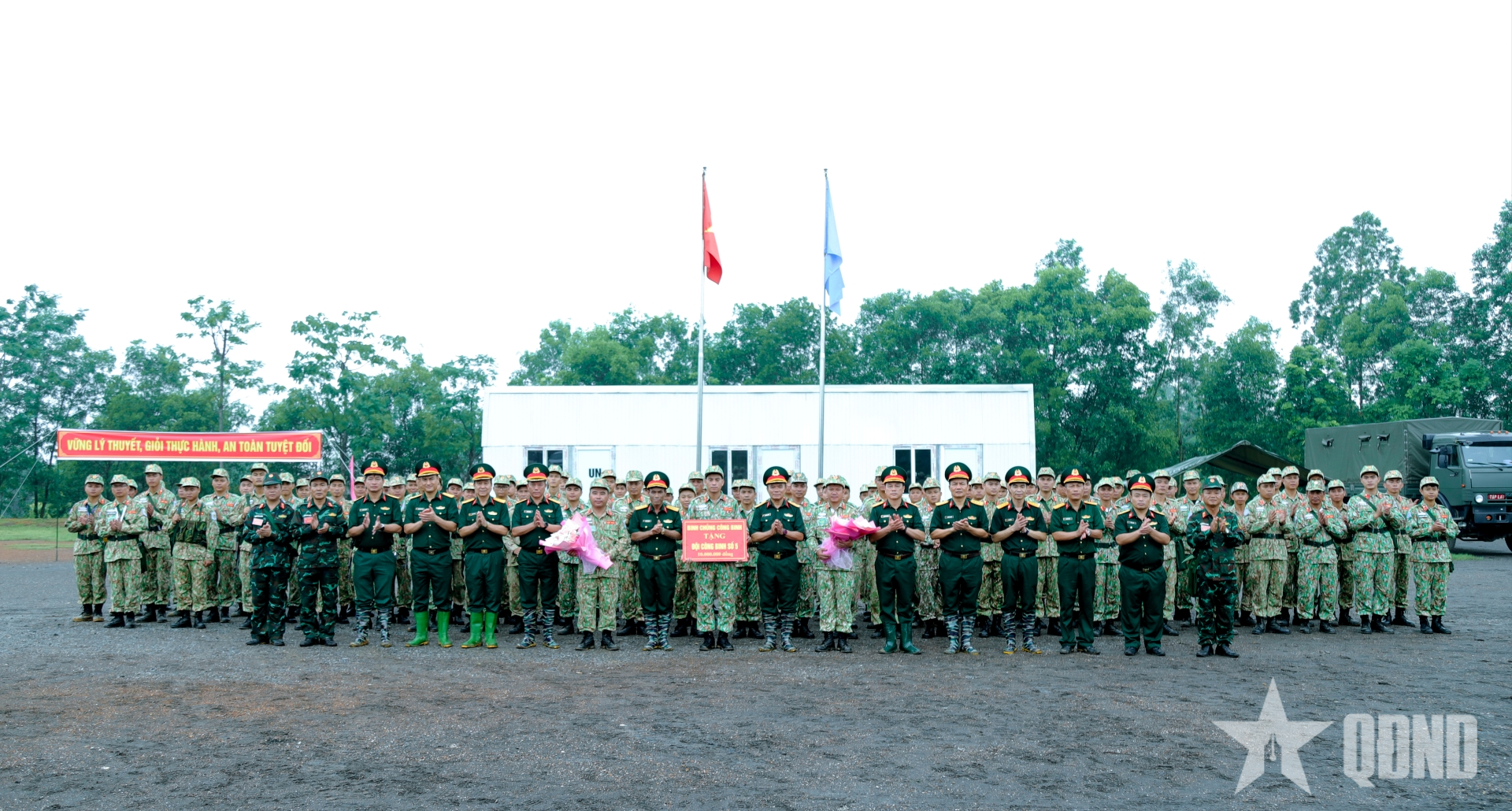 Đội Công binh số 5 diễn tập tổng hợp