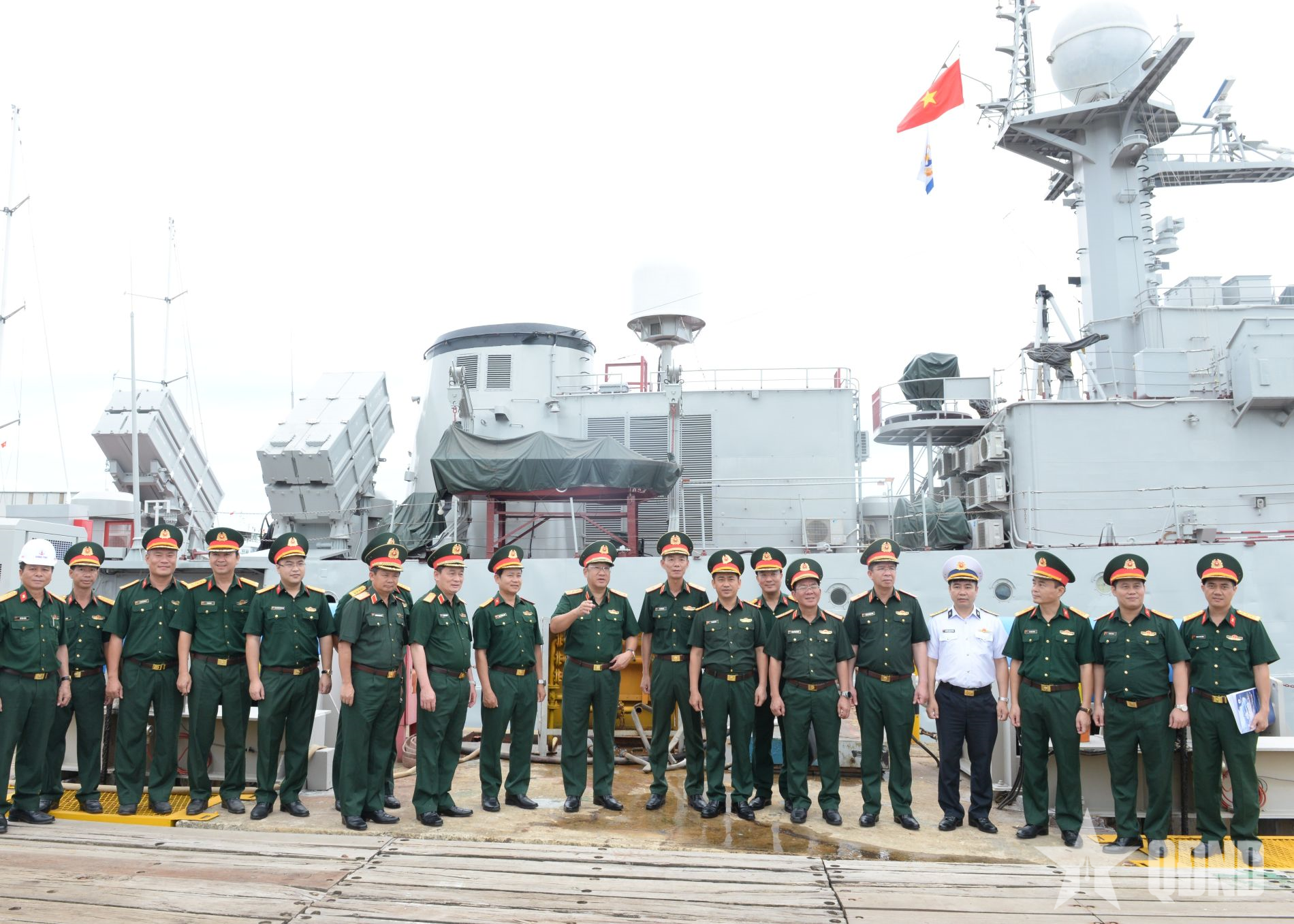Thượng tướng Phạm Hoài Nam làm việc tại Tổng công ty Sông Thu