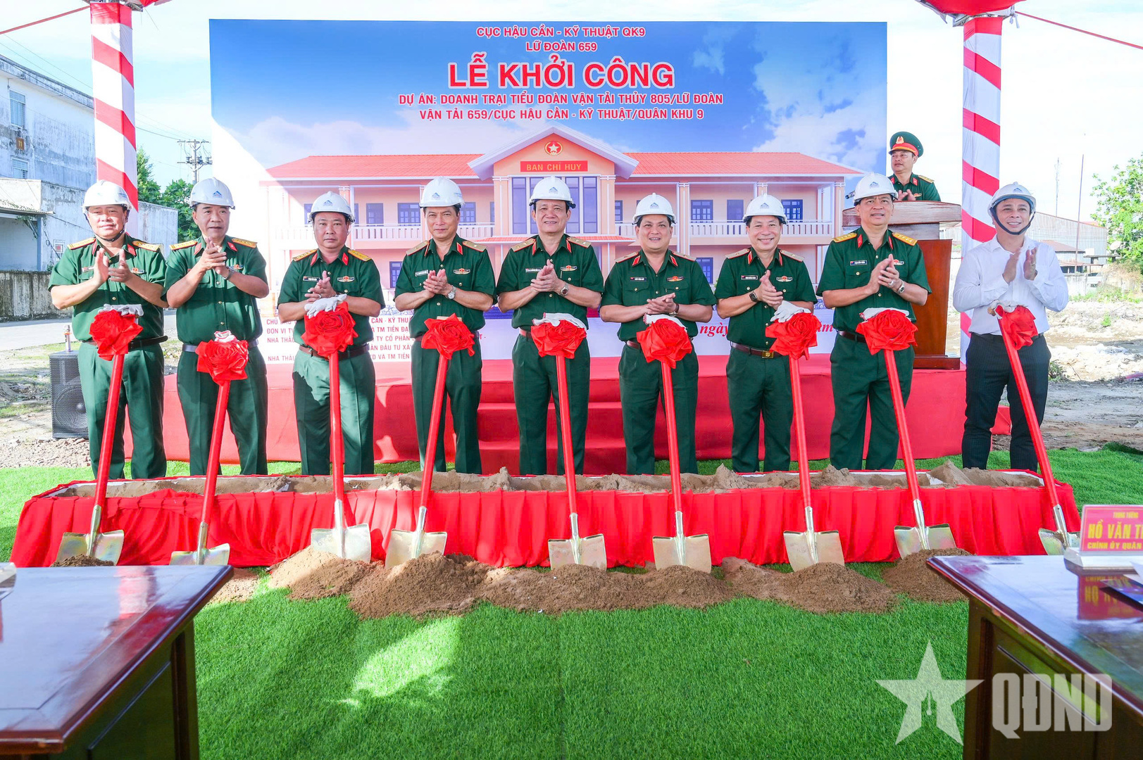 Cục Hậu cần - Kỹ thuật (Quân khu 9): Khởi công xây dựng doanh trại Tiểu đoàn Vận tải thủy 805