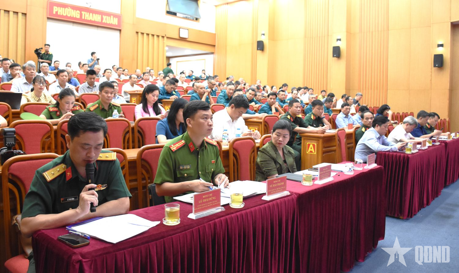 Phường Thanh Xuân tổng kết thực hiện Luật Quốc phòng, Luật Dân quân tự vệ và Luật Giáo dục quốc phòng và an ninh