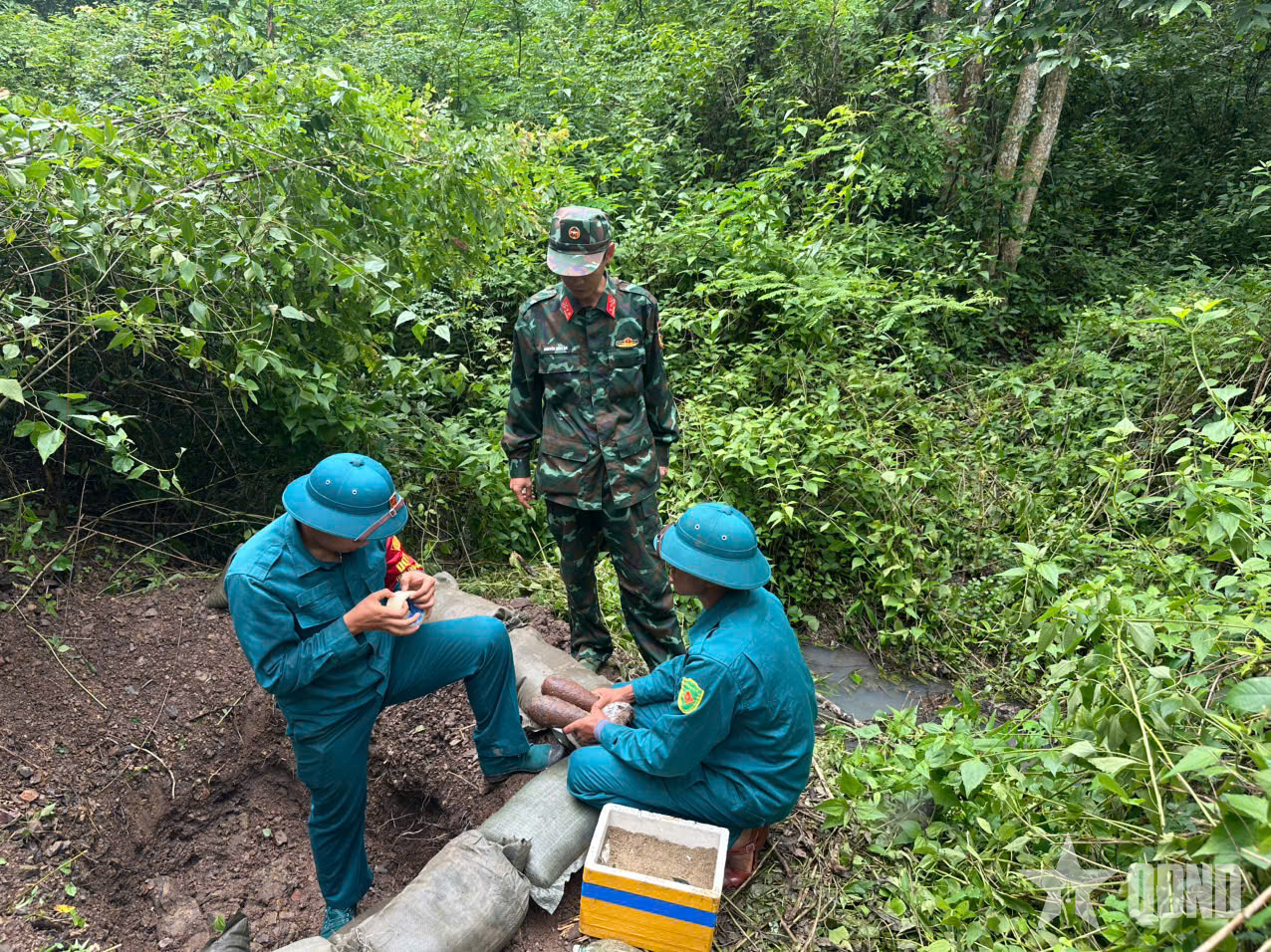 Đắk Lắk hủy nổ an toàn 8 vật nổ do người dân phát hiện
