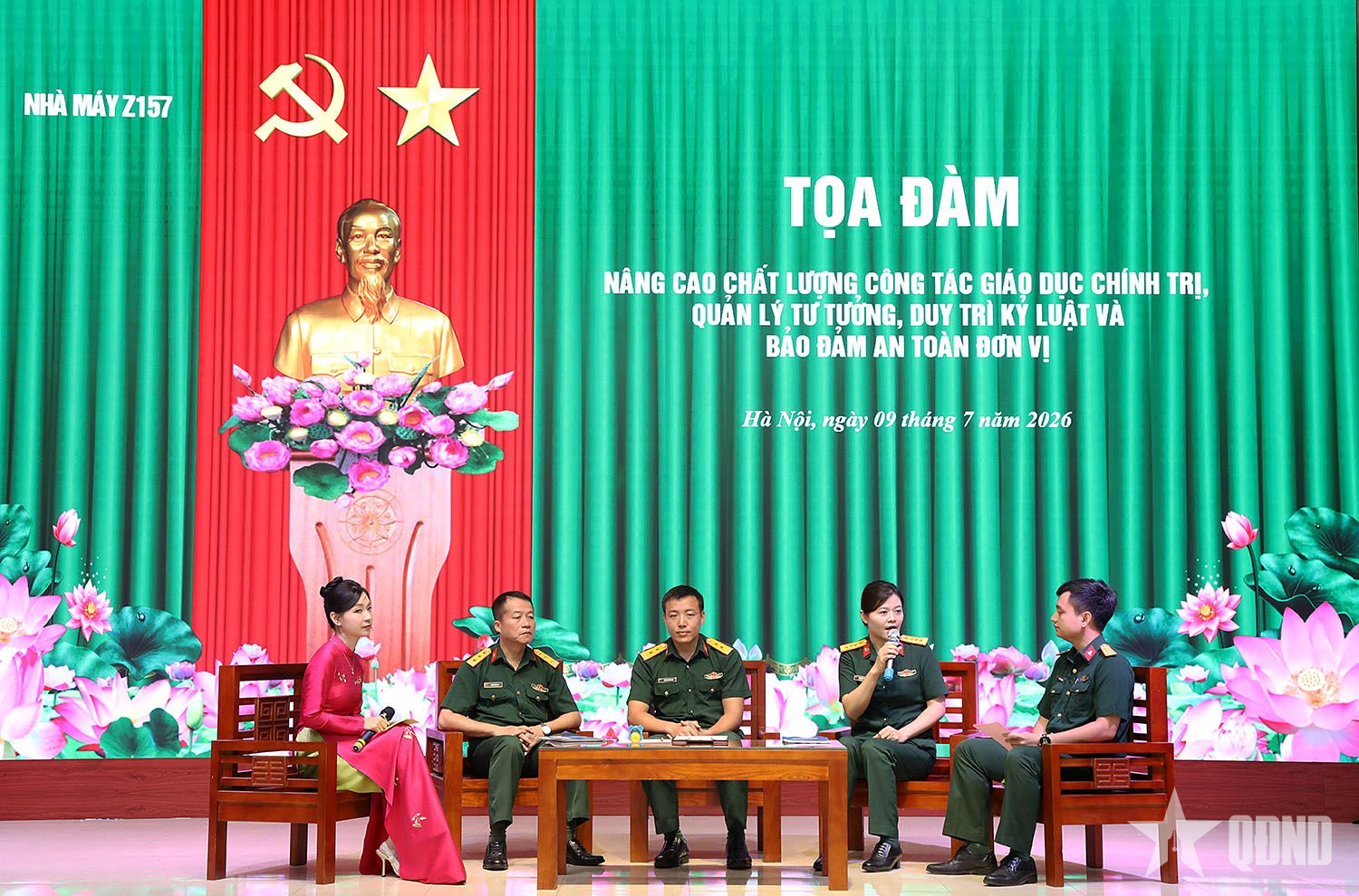 Nhà máy Z157 nâng cao chất lượng công tác giáo dục chính trị, quản lý tư tưởng, duy trì kỷ luật và bảo đảm an toàn đơn vị

