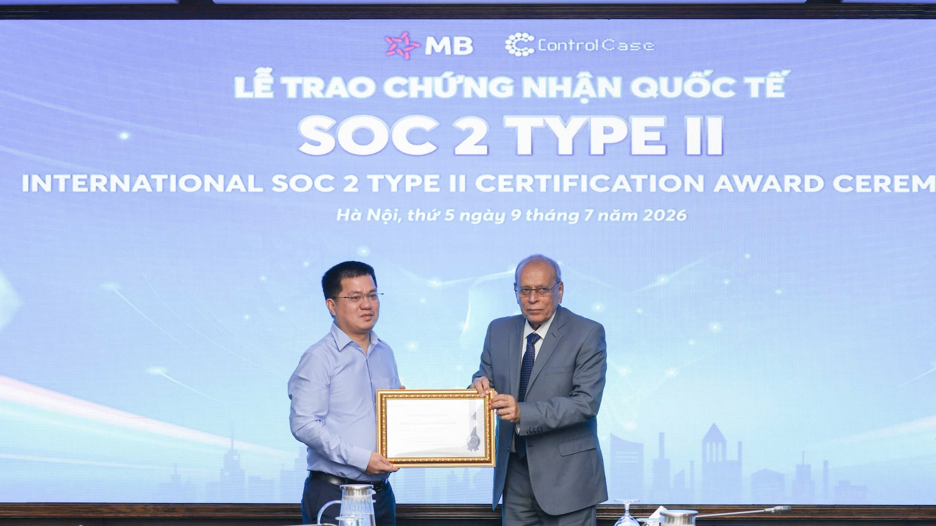 MB trở thành ngân hàng Việt đầu tiên sở hữu chứng nhận SOC 2 Type II