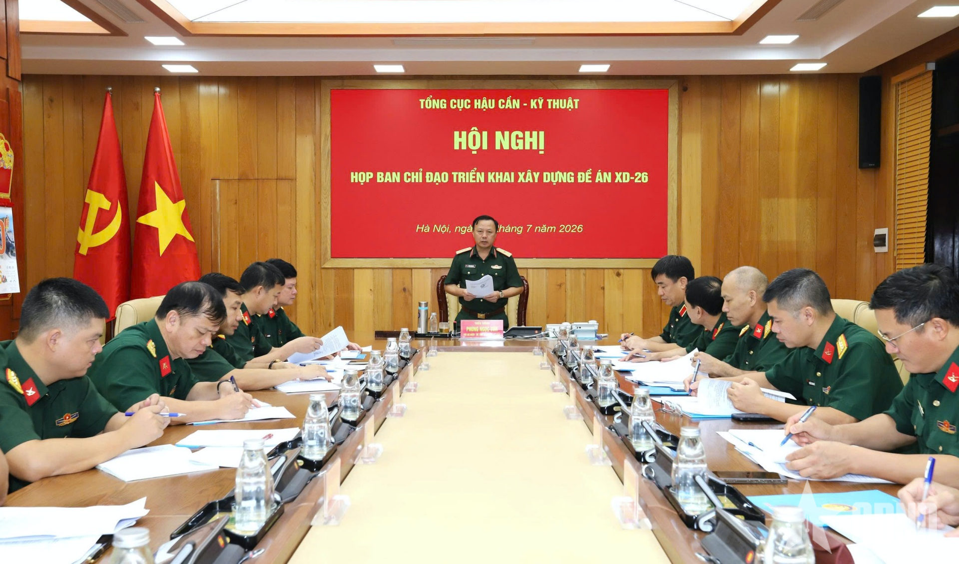 Tổng cục Hậu cần - Kỹ thuật triển khai xây dựng Đề án mua sắm trang bị phương tiện (XD-26)