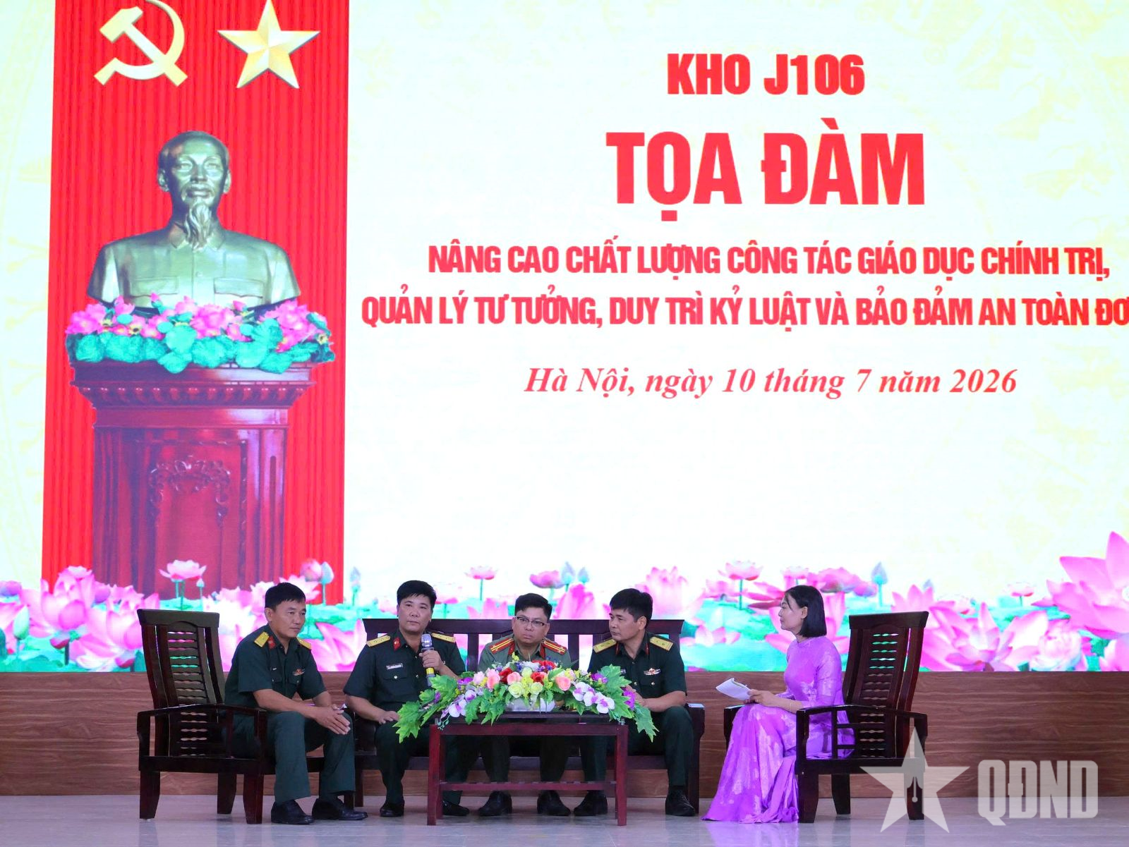 Kho J106 nâng cao chất lượng công tác giáo dục chính trị