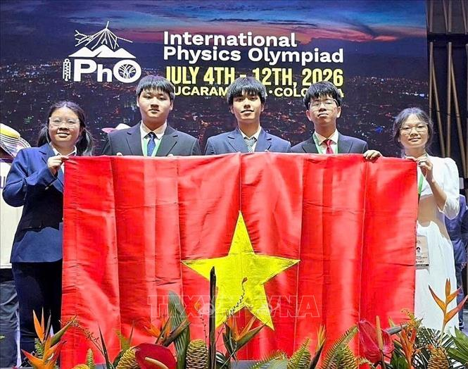 Việt Nam đạt thành tích cao nhất từ trước đến nay tại Olympic Vật lý quốc tế 2026