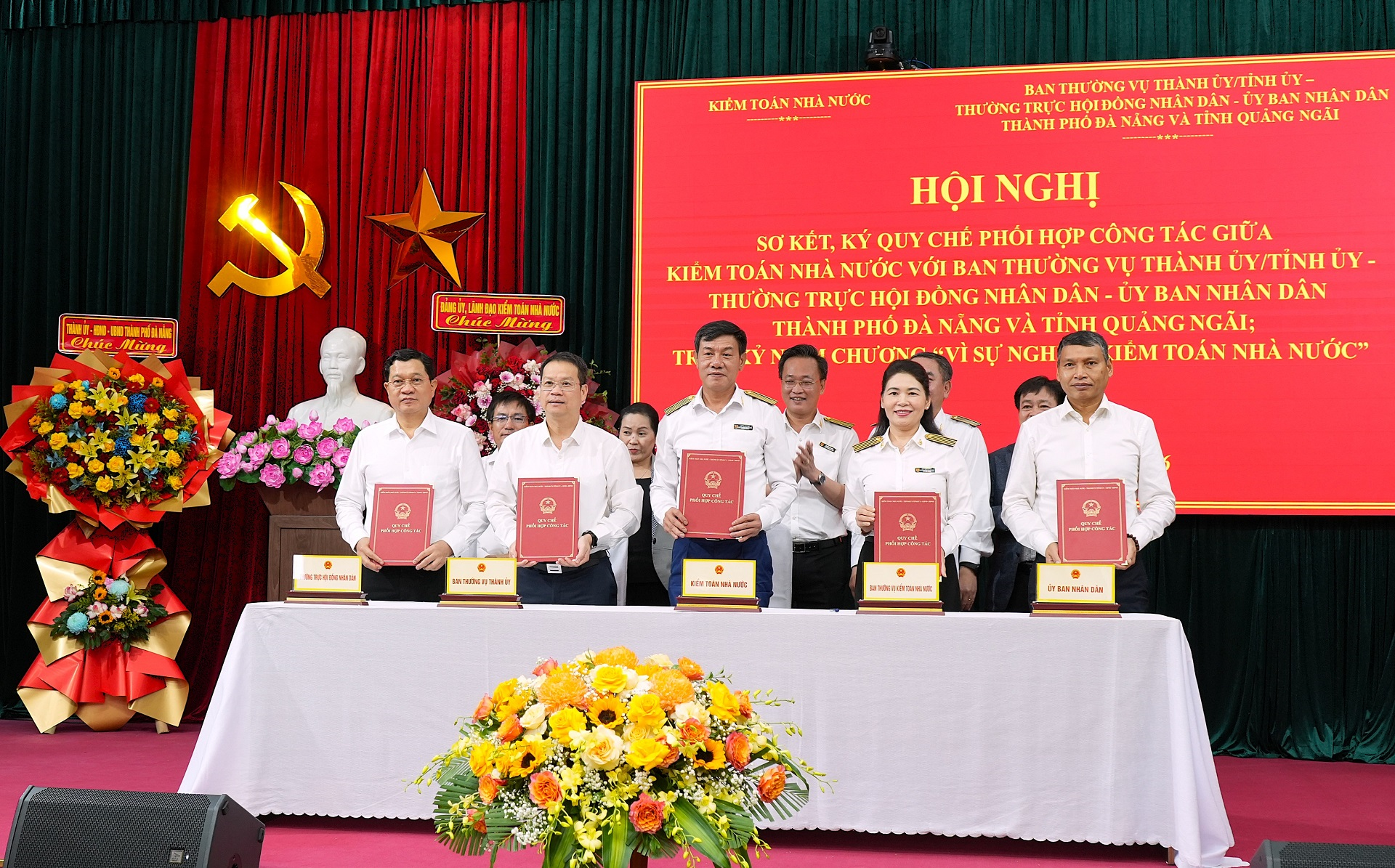 Kiểm toán nhà nước ký quy chế phối hợp với TP Đà Nẵng và tỉnh Quảng Ngãi

