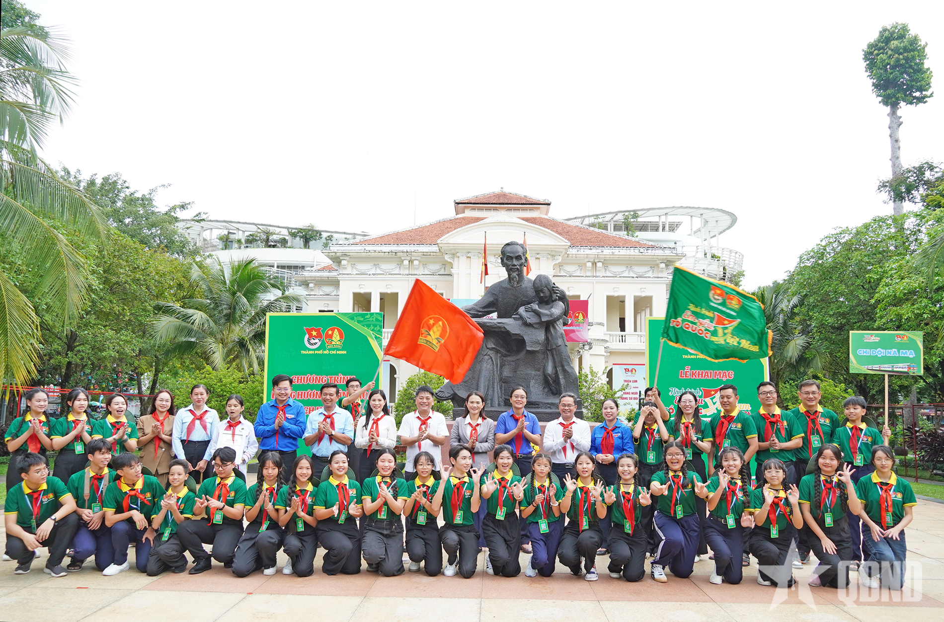 TP Hồ Chí Minh xuất quân Hành trình “Em yêu Tổ quốc Việt Nam” dành cho thiếu nhi tiêu biểu