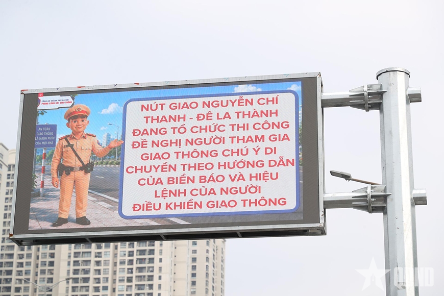 Hà Nội: Sắp vận hành 36 màn hình LED thông báo ùn tắc, ngập úng tại các nút giao
