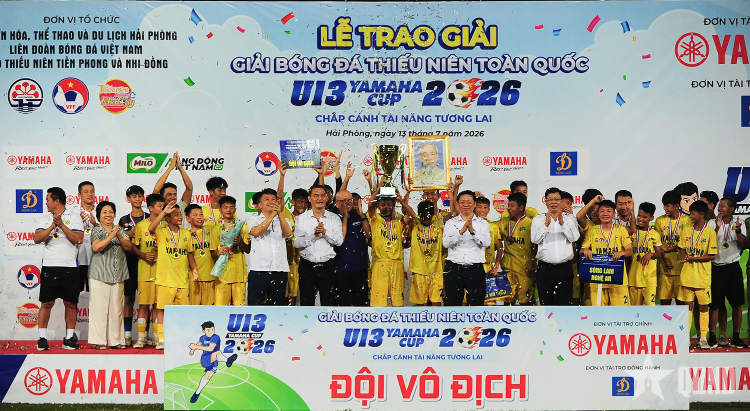 Sông Lam Nghệ An vô địch giải bóng đá U13 toàn quốc 2026

