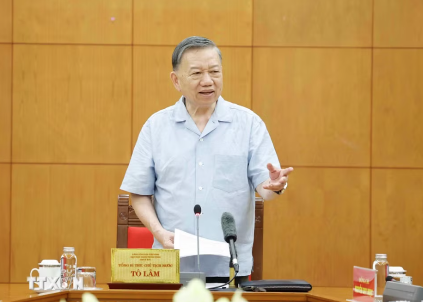 Tổng B&iacute; thư, Chủ tịch nước T&ocirc; L&acirc;m: Đặt c&ocirc;ng nghiệp h&agrave;ng hải đ&uacute;ng vị tr&iacute; trong chiến lược x&acirc;y dựng Việt Nam trở th&agrave;nh quốc gia biển mạnh