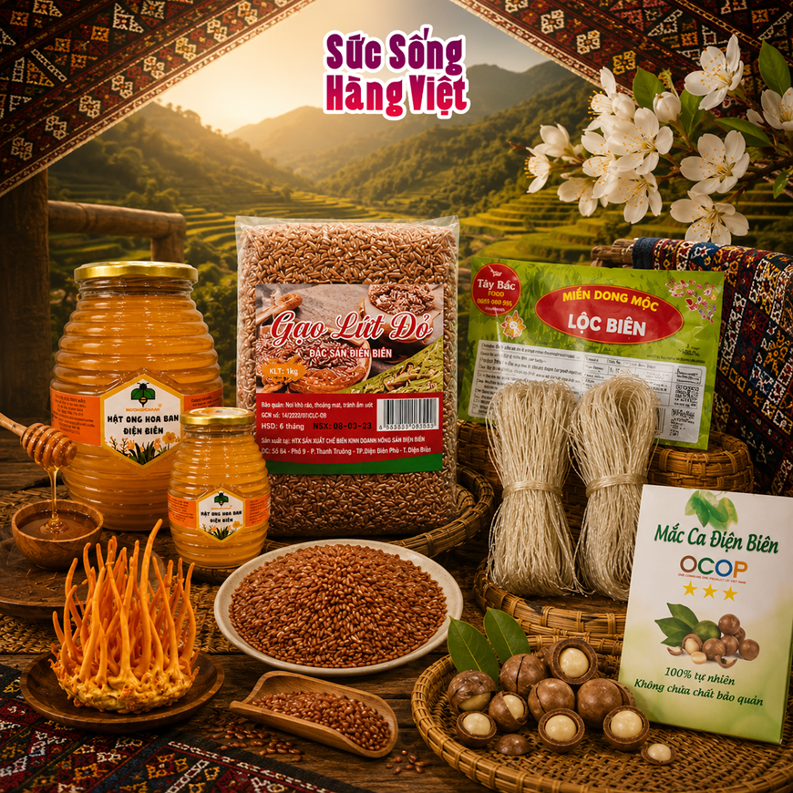 Hàng trăm đặc sản Điện Biên sẽ hội tụ tại phố Tràng Tiền