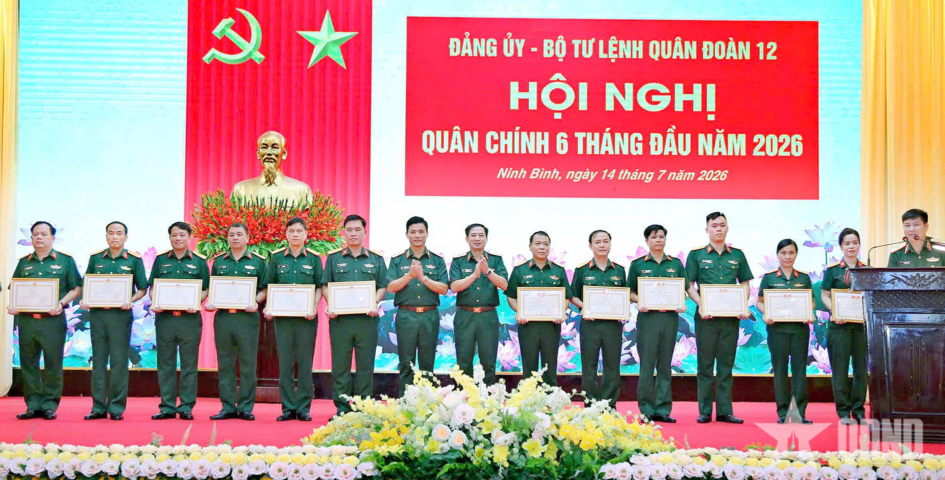 Quân đoàn 12 triển khai toàn diện các mặt công tác, hoàn thành tốt nhiệm vụ 6 tháng đầu năm 2026