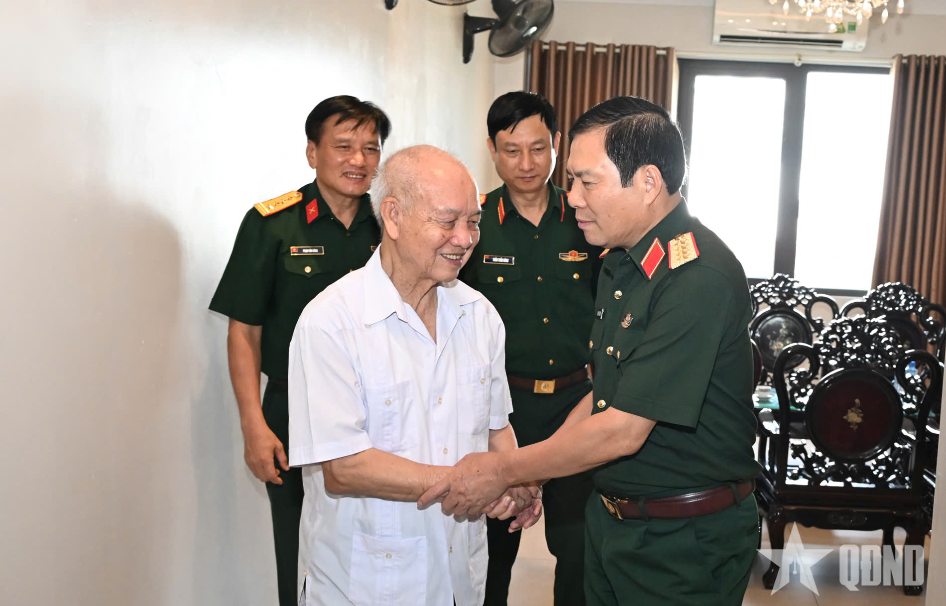Đại tướng Nguyễn Tân Cương tri ân các đồng chí nguyên lãnh đạo Đảng, Nhà nước, Quân đội
