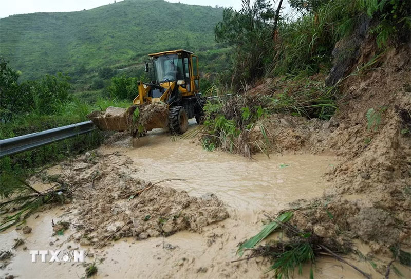 Trung Quốc kích hoạt ứng phó khẩn cấp tại Cát Lâm do bão Bavi