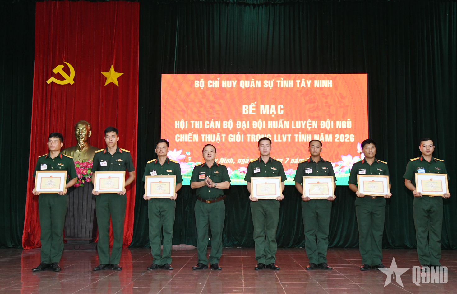Bộ CHQS tỉnh Tây Ninh: Nâng cao năng lực chỉ huy, huấn luyện của cán bộ đại đội

