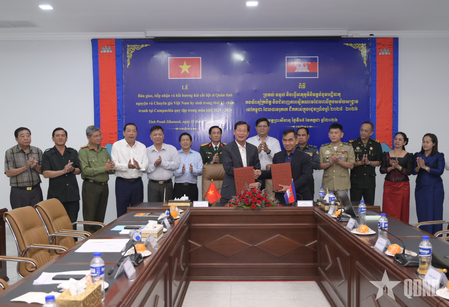 An Giang - Preah Sihanouk: Tăng cường đoàn kết, hợp tác tìm kiếm hài cốt liệt sĩ
