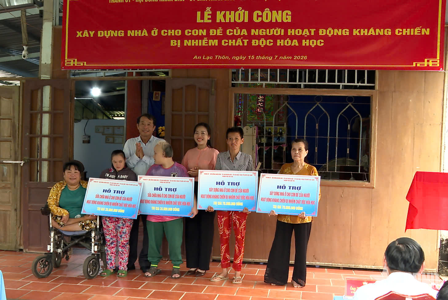 Cần Thơ: Chung tay dựng xây mái ấm cho nạn nhân chất độc da cam