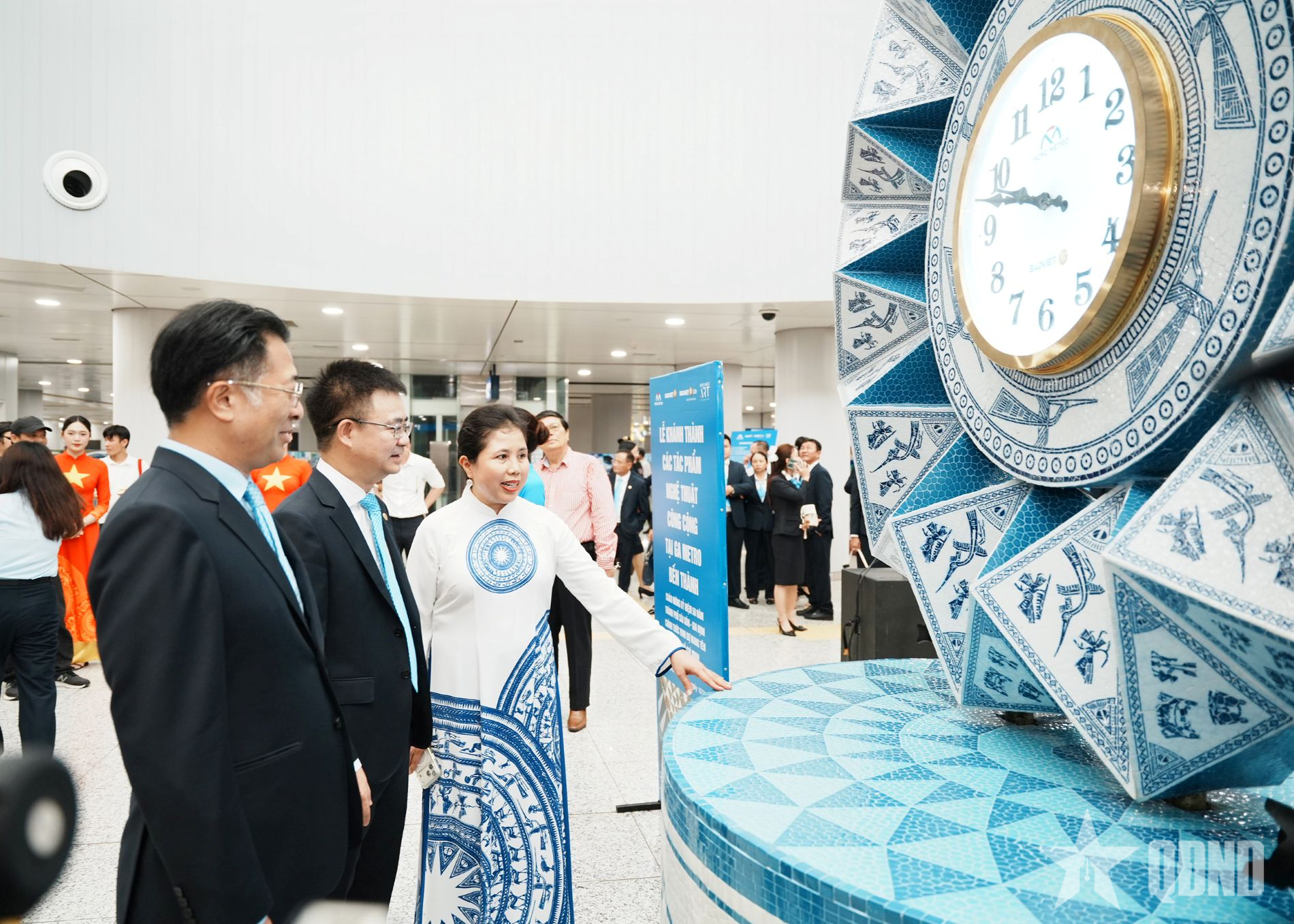 Ga Metro Bến Thành trở thành bảo tàng nghệ thuật công cộng