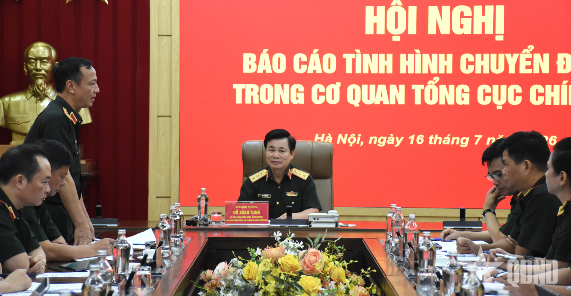 Đẩy nhanh tiến độ các dự án chuyển đổi số trong Cơ quan Tổng cục Chính trị
