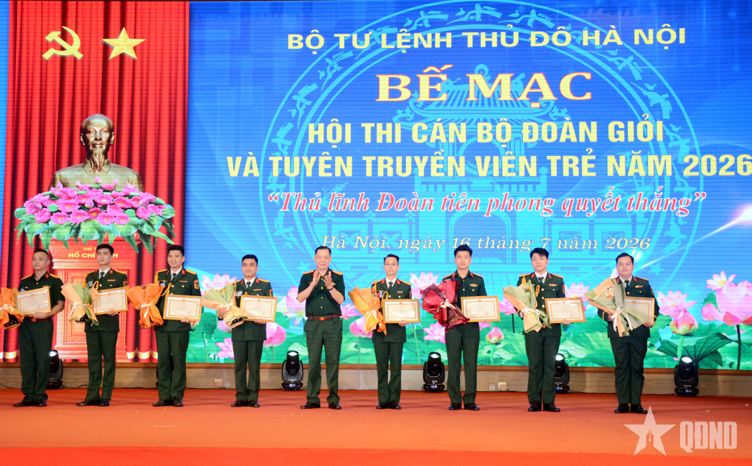 Sôi nổi Hội thi cán bộ đoàn giỏi và tuyên truyền viên trẻ năm 2026 của Bộ tư lệnh Thủ đô Hà Nội