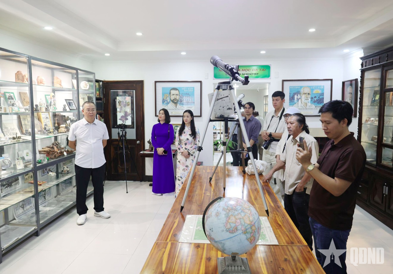 Không gian trưng bày “Nơi lưu giữ ký ức bác sĩ Alexandre Yersin”