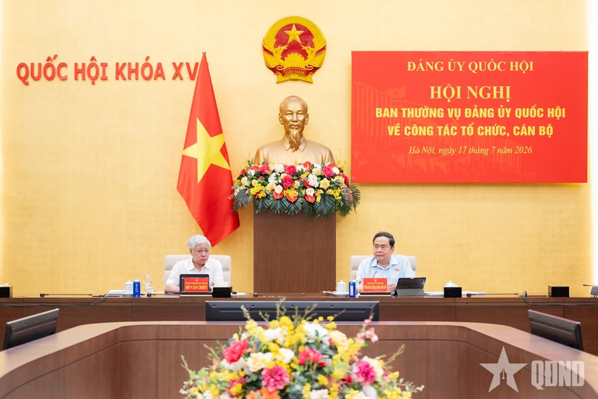 Chủ tịch Quốc hội Trần Thanh Mẫn chủ trì Hội nghị về sắp xếp bộ máy và công tác cán bộ