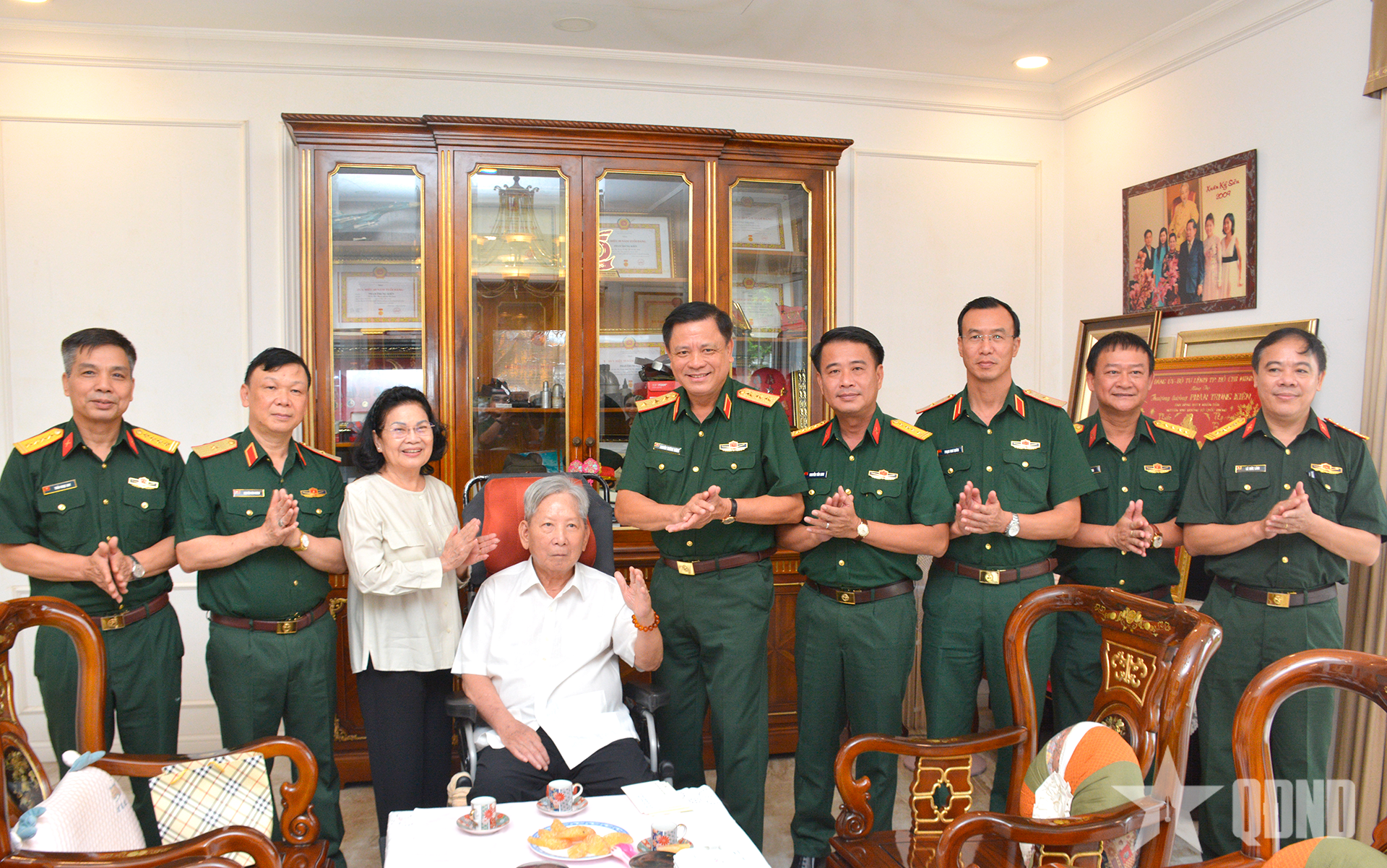 Thượng tướng Nguyễn Trường Thắng tri ân các đồng chí nguyên lãnh đạo Bộ Quốc phòng