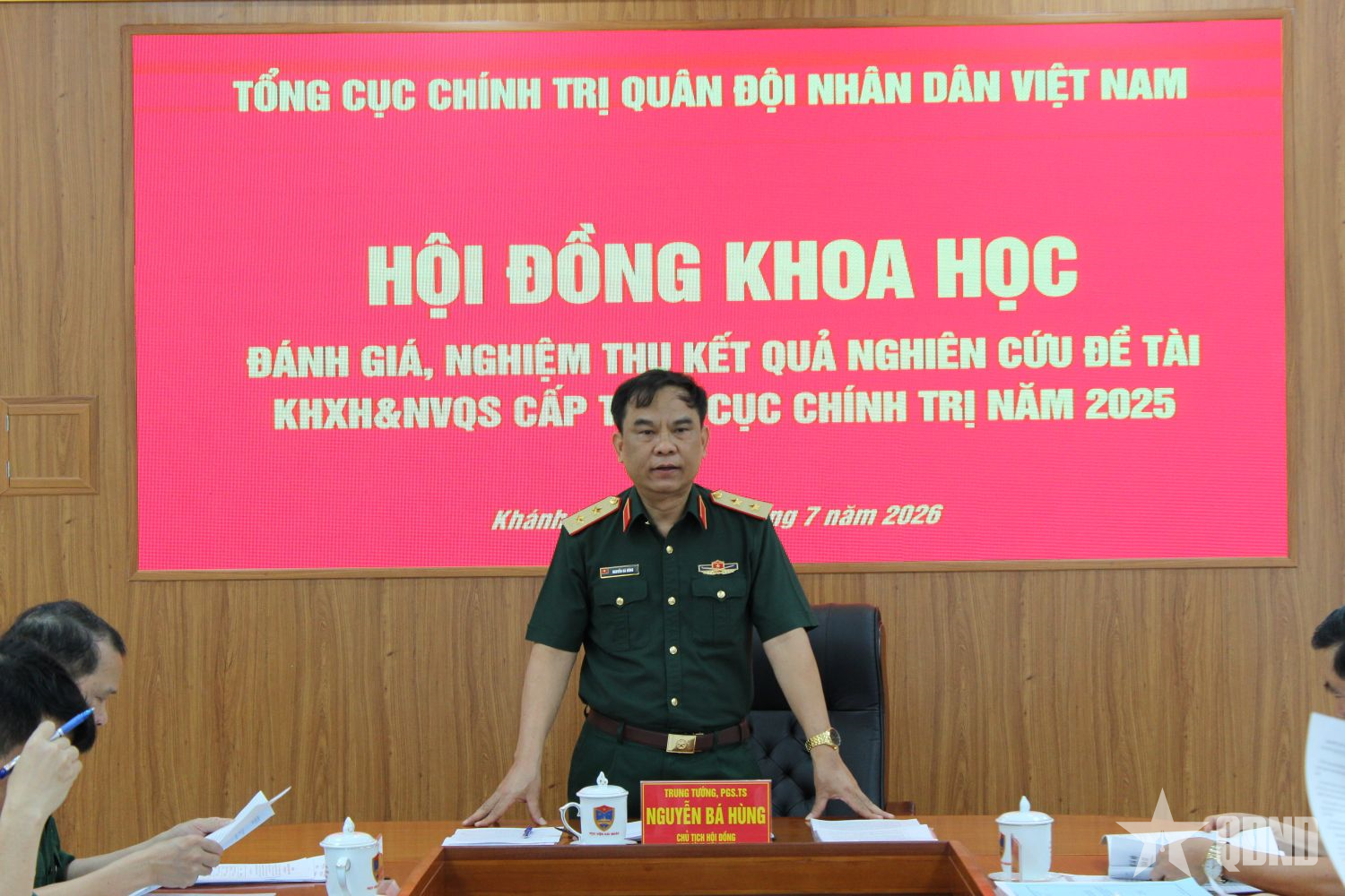 Đánh giá, nghiệm thu kết quả nghiên cứu 9 đề tài khoa học cấp Tổng cục Chính trị