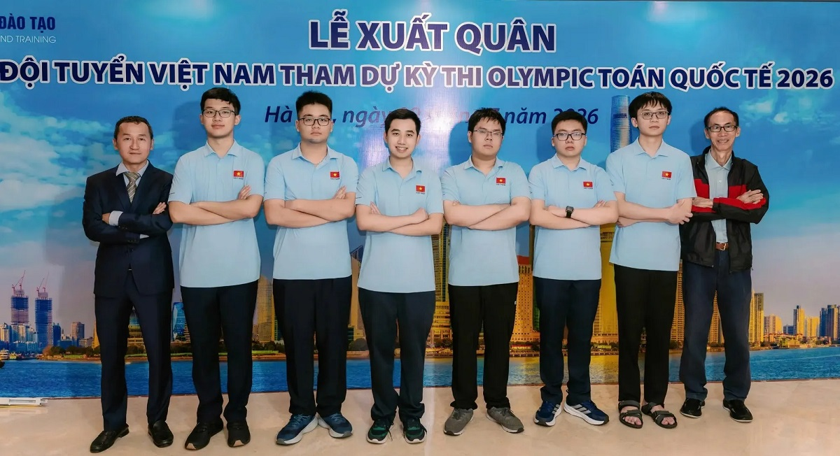 Cả 6 học sinh Việt Nam đều đoạt huy chương tại Olympic Toán quốc tế (IMO) 2026