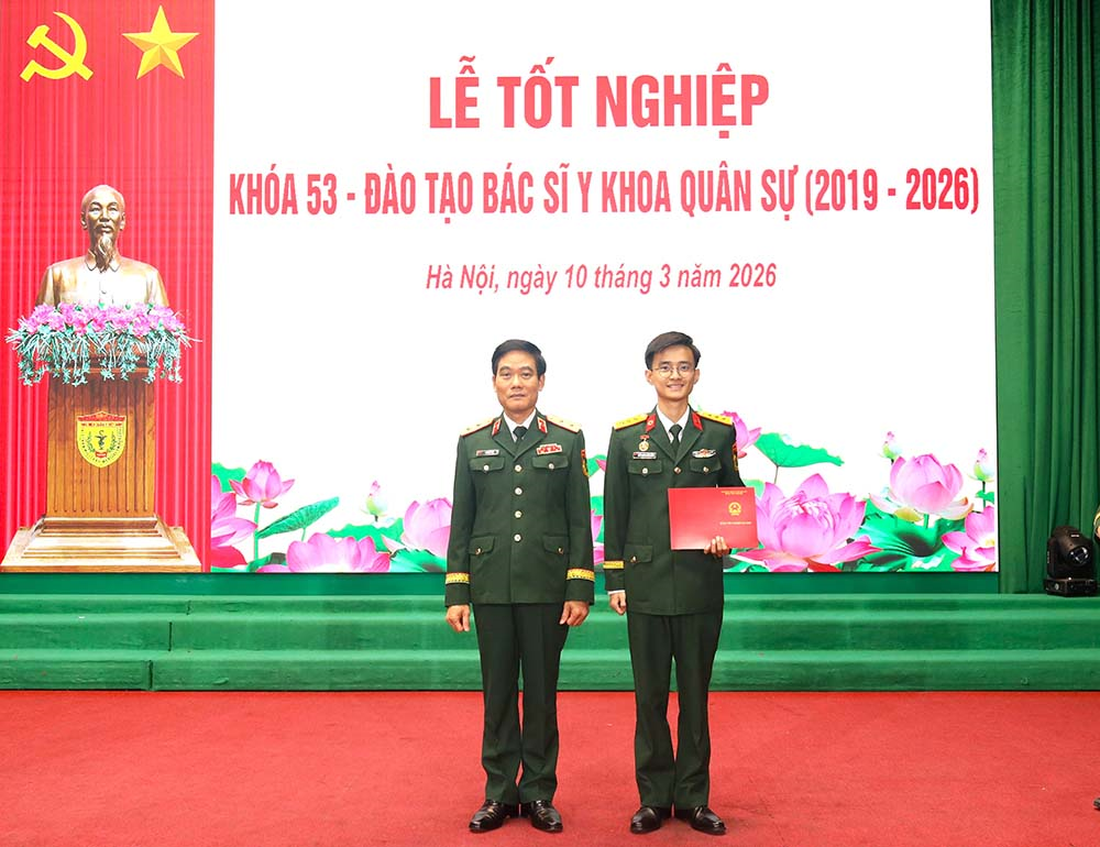 Thủ khoa Học viện Quân y và khát vọng cống hiến
