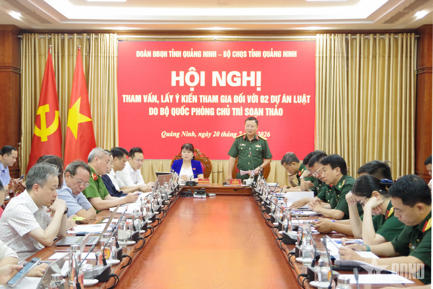 Quảng Ninh: Lấy ý kiến tham gia hai dự án luật do Bộ Quốc phòng chủ trì soạn thảo

