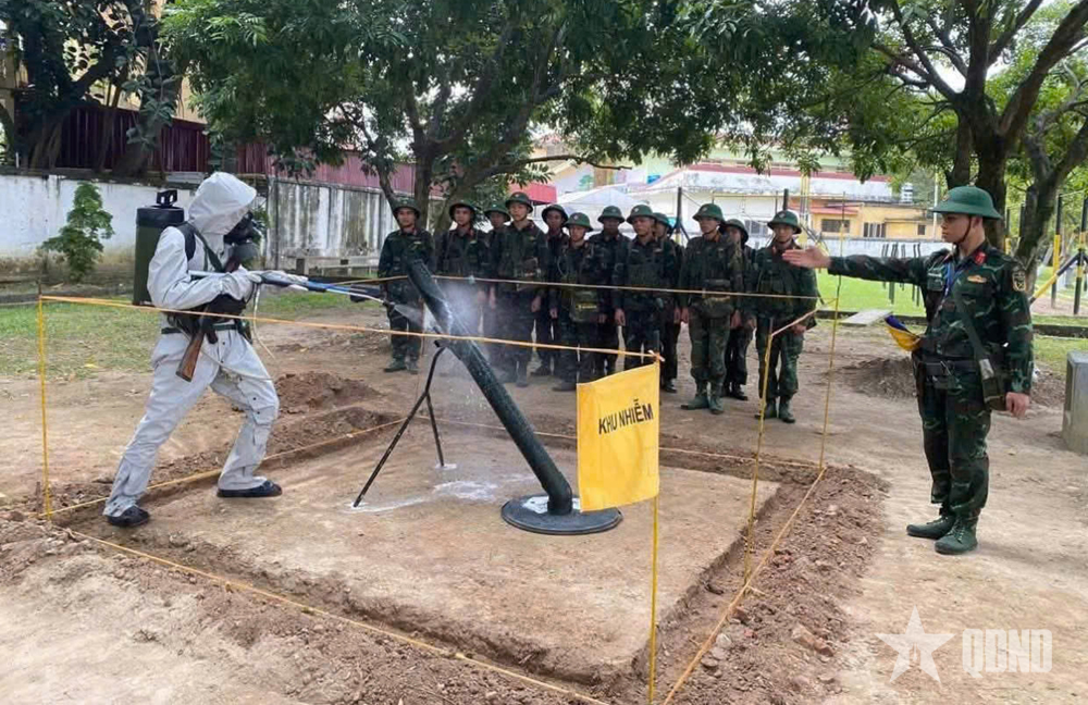 Tiểu đoàn Phòng hóa 38 (Bộ Tham mưu Quân khu 3): Nghiêm túc trong mỗi giờ huấn luyện


