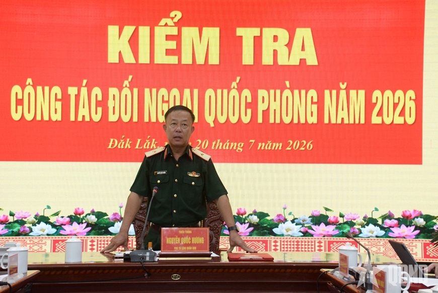 Bộ CHQS tỉnh Đắk Lắk đẩy mạnh công tác đối ngoại quốc phòng