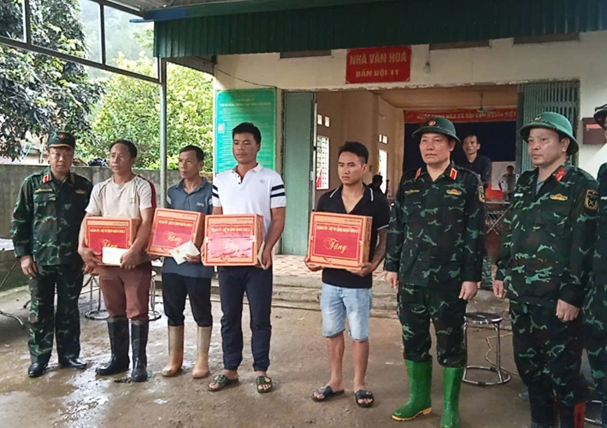 Bộ CHQS tỉnh Lai Châu nỗ lực cao nhất giúp dân khắc phục hậu quả thiên tai