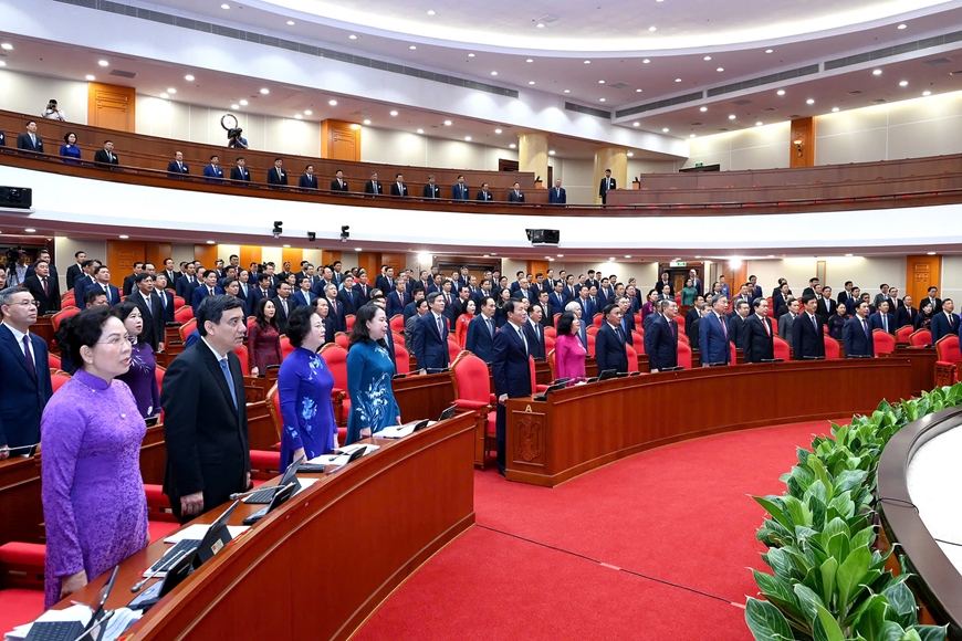 Ngày làm việc thứ nhất Hội nghị Trung ương 3 khóa XIV