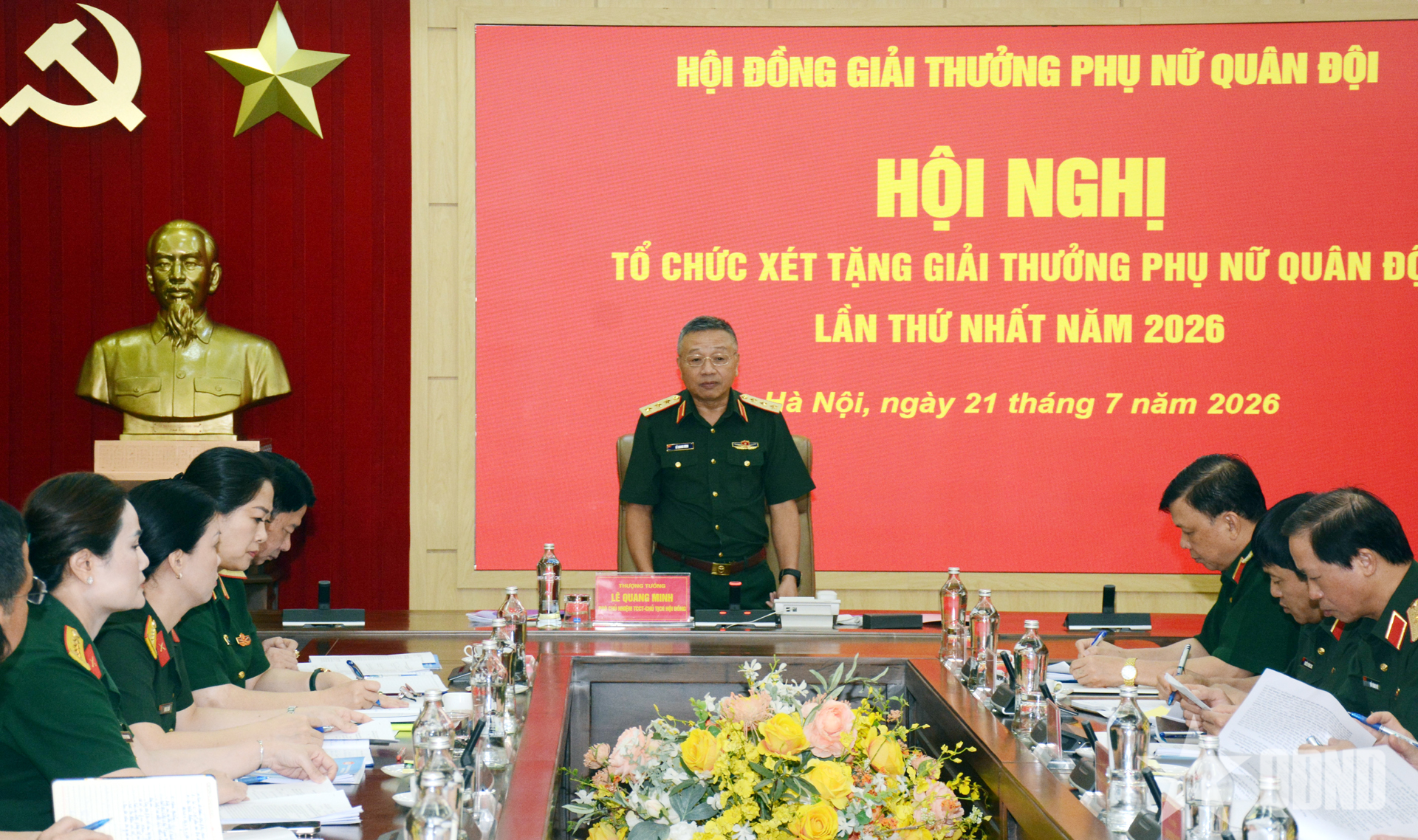 15 tập thể và 65 cá nhân được đề nghị trao tặng Giải thưởng Phụ nữ Quân đội lần thứ nhất năm 2026