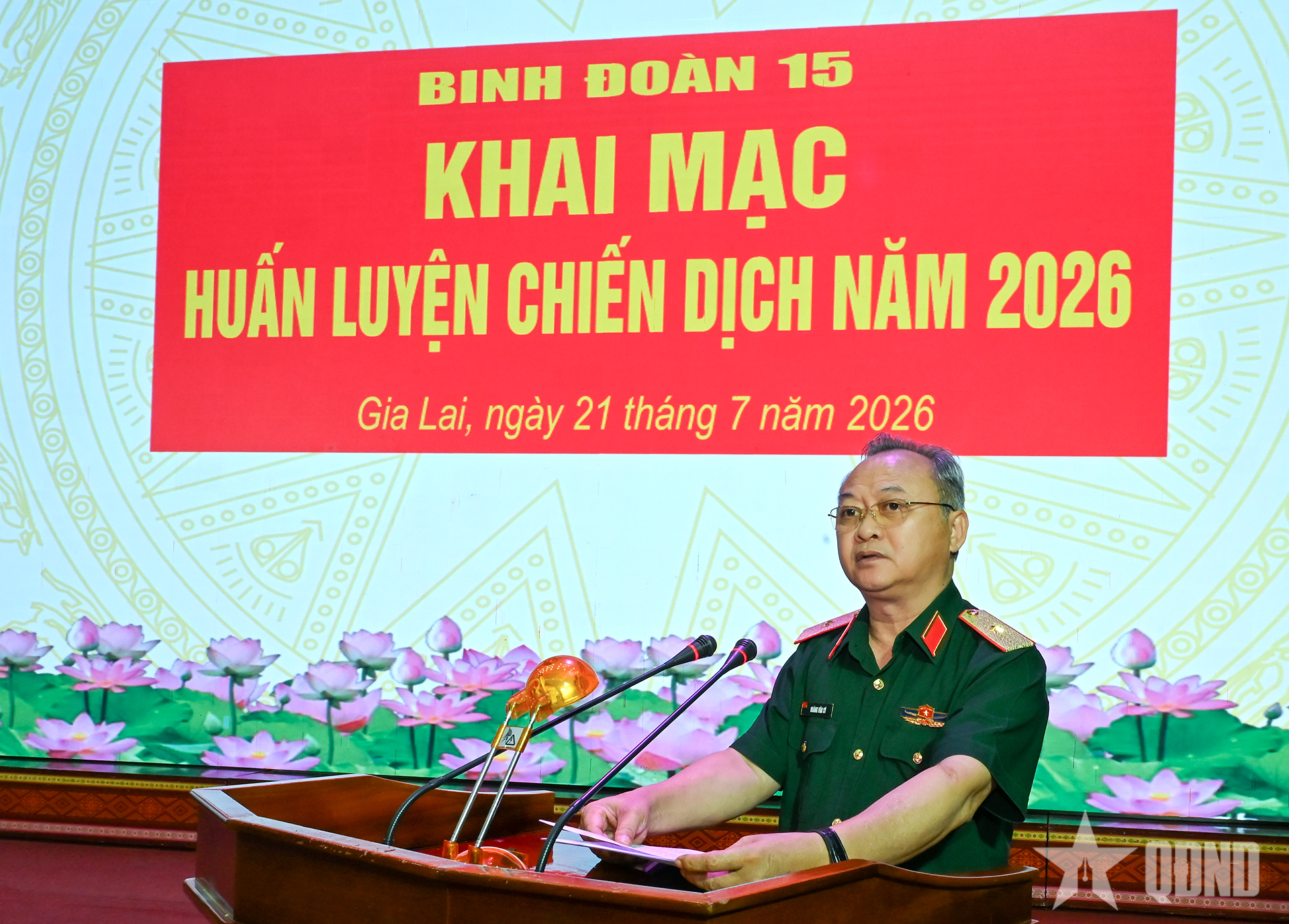 Binh đoàn 15 khai mạc huấn luyện chiến dịch năm 2026