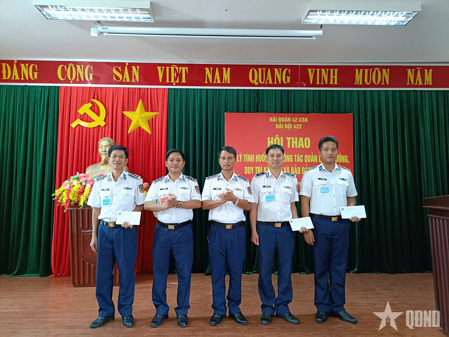 Hải đội 422 (Hải đoàn 42) nâng cao chất lượng xây dựng đơn vị