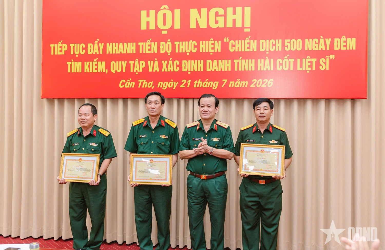 Quân khu 9 tiếp tục đẩy nhanh tiến độ tìm kiếm, quy tập và xác định danh tính hài cốt liệt sĩ